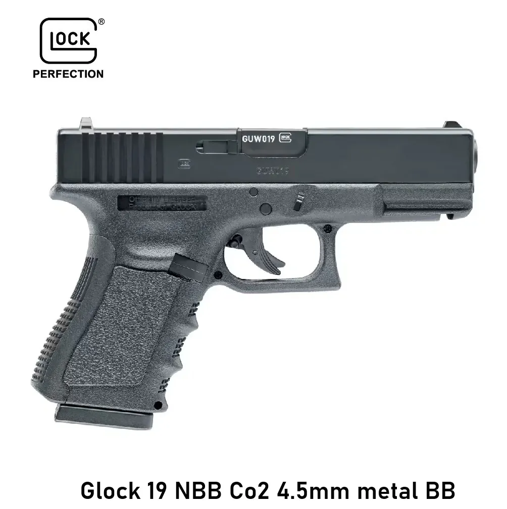 [2100000092758] Glock 19 NBB Co2 4.5mm metal BB