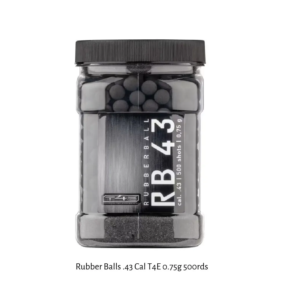 [2100000092826] Rubber Balls .43 Cal T4E 0.75g 500rds