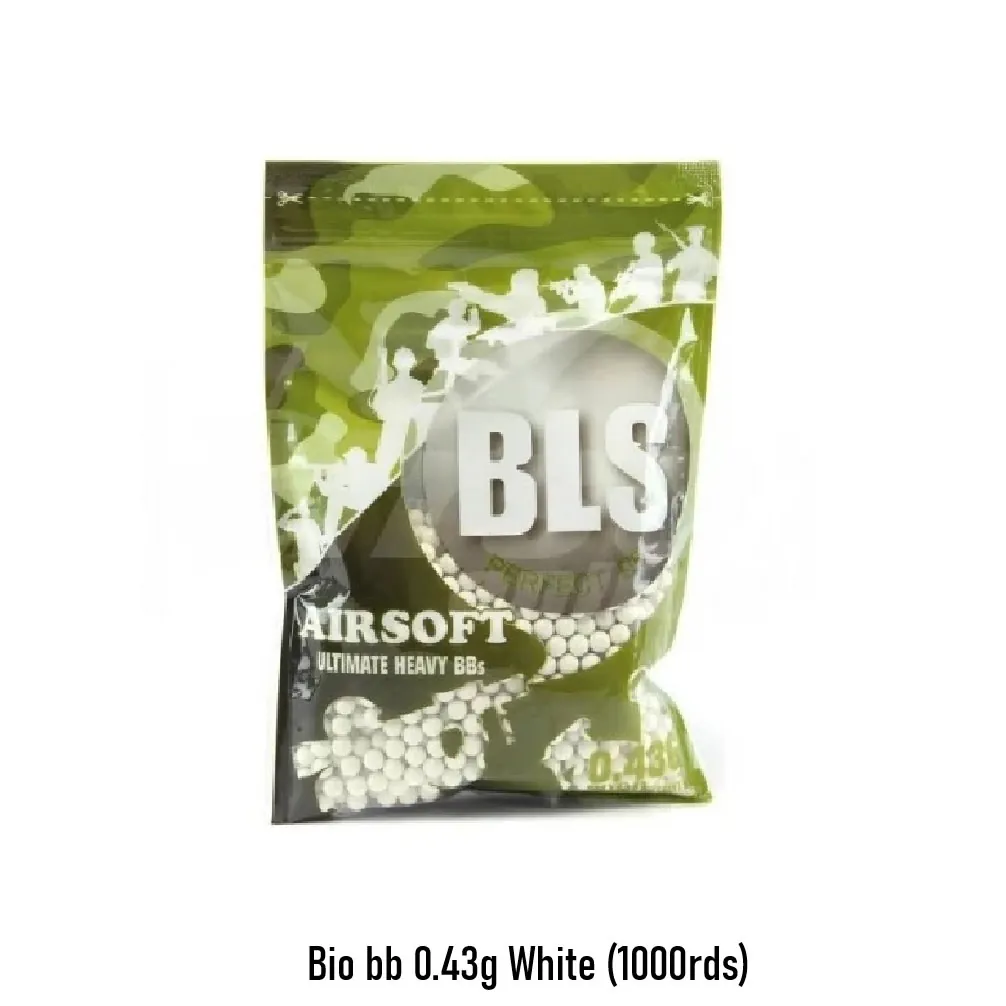[2100000092901] Bio bb 0.43g White (1000rds)