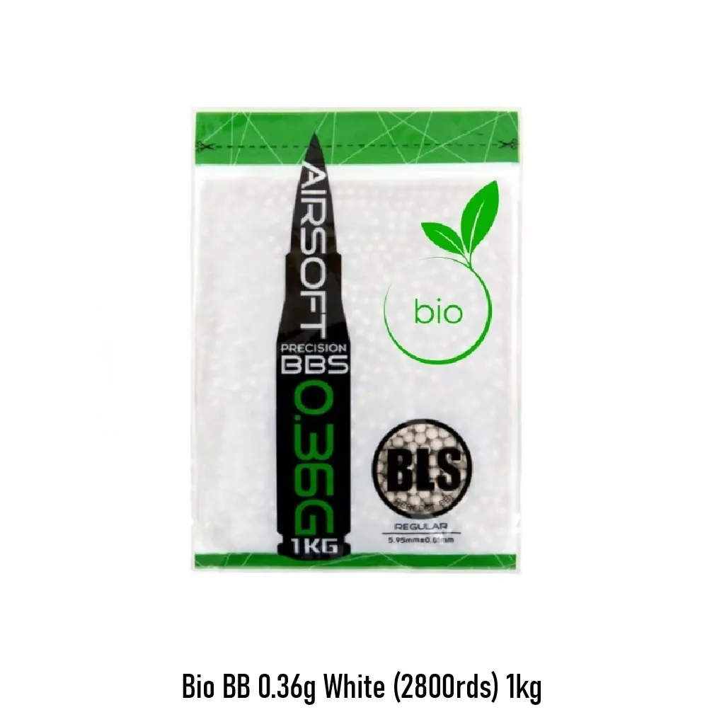 [2100000092918] Bio BB 0.36g White (2800rds) 1kg