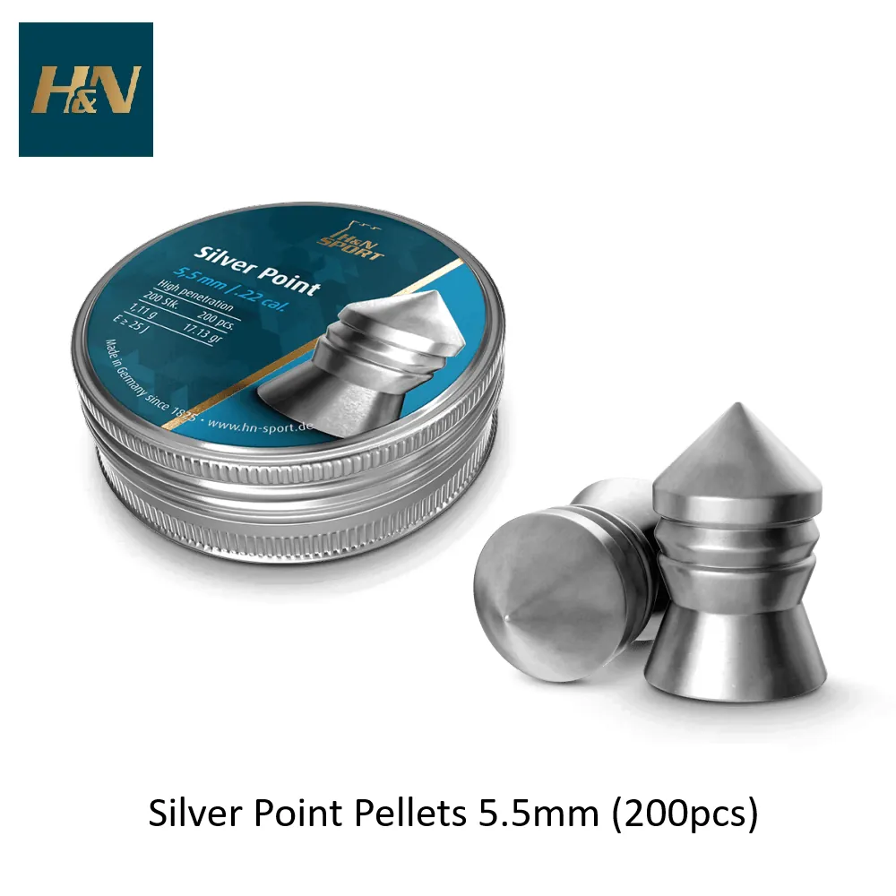 [2100000093038] Silver Point Pellets 5.5mm (200pcs)