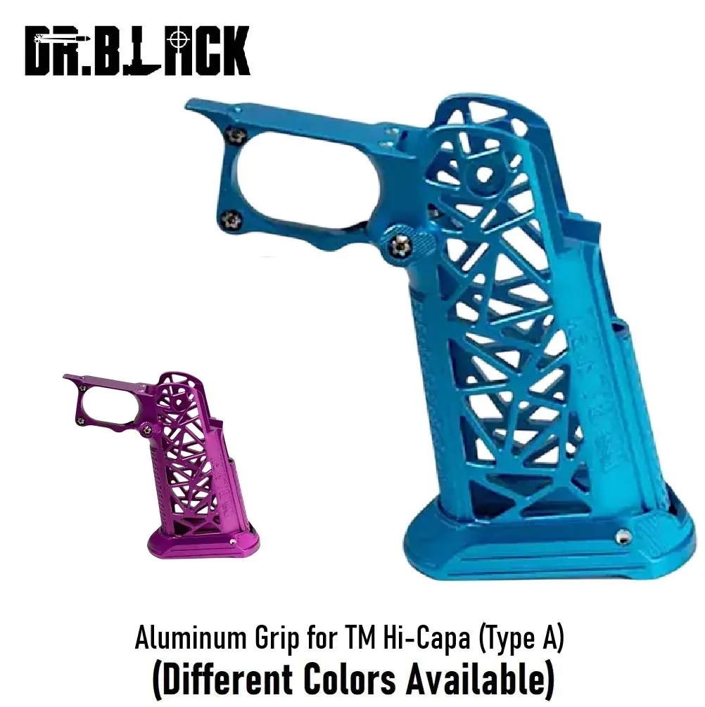 [2100000093397] Aluminum Grip for TM Hi-Capa (Type A) (Aqua)
