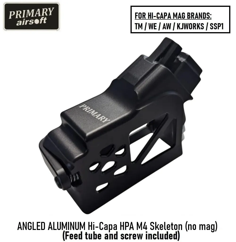 ANGLED ALUMINUM Hi-Capa HPA M4 Skeleton (no mag)