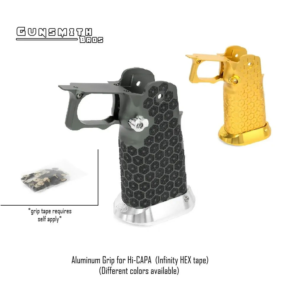 Aluminum Grip for Hi-CAPA  (Infinity HEX tape)