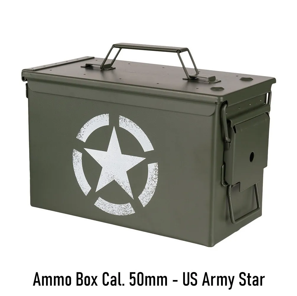 Ammo Box Cal. 50mm - US Army Star