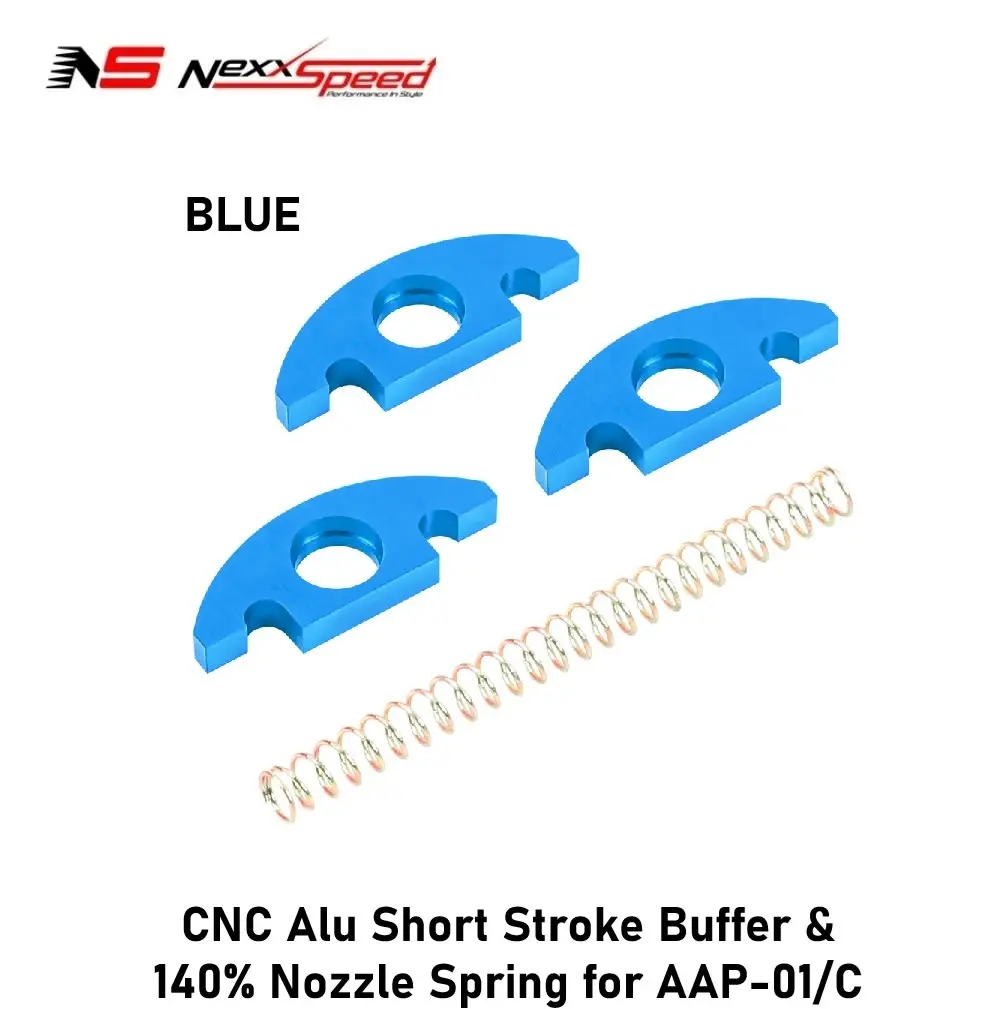 CNC Alu Short Stroke Buffer & 140% Nozzle Spring for AAP-01/C
