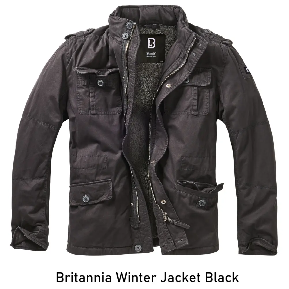 Britannia Winter Jacket Black