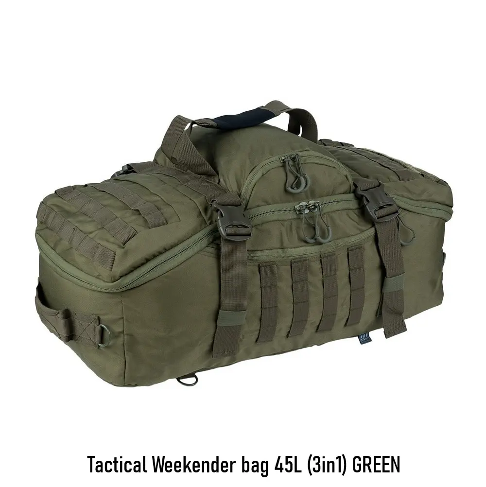 [2100000096367] Tactical Weekender bag 45L (3in1) GREEN