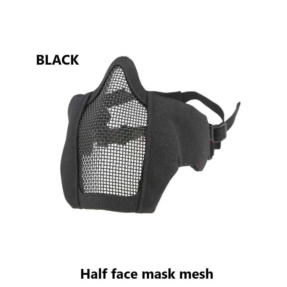 Half face mask mesh