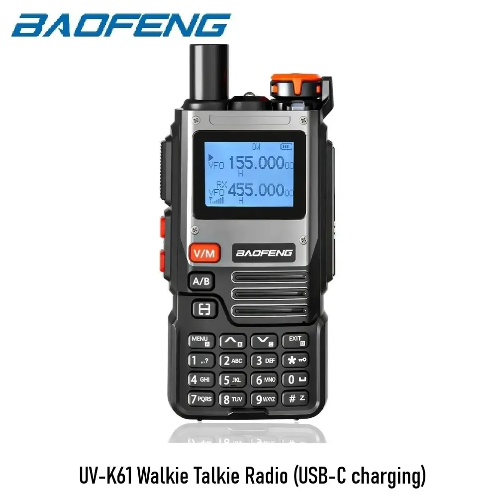 [2100000093601] UV-K61 Walkie Talkie Radio (USB-C charging)