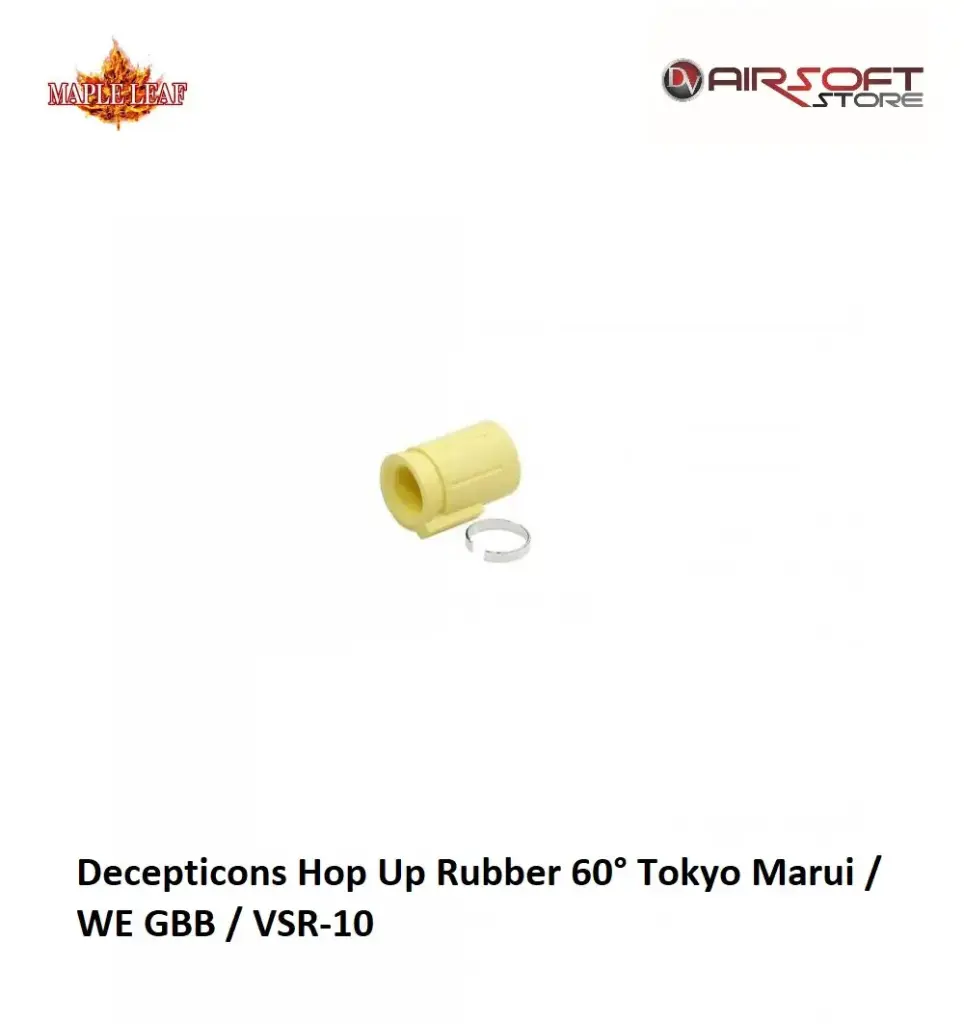 [2100000028627] Decepticons Hop Up Rubber for TM - WE - KJ - VSR10 (60°)