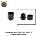 Stainless Steel Adapter (11mm CW to 14mm CCW)