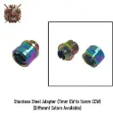 Stainless Steel Adapter (11mm CW to 14mm CCW)