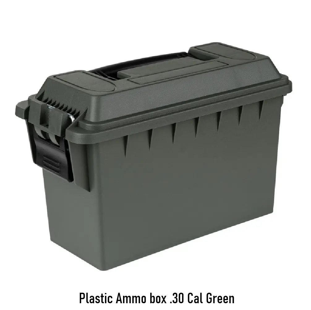 [2100000097432] Plastic Ammo box .30 Cal Green