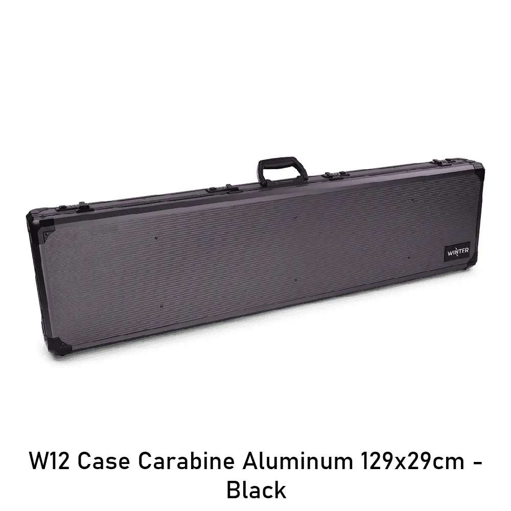 W12 Case Carabine Aluminum 129x29cm - Black
