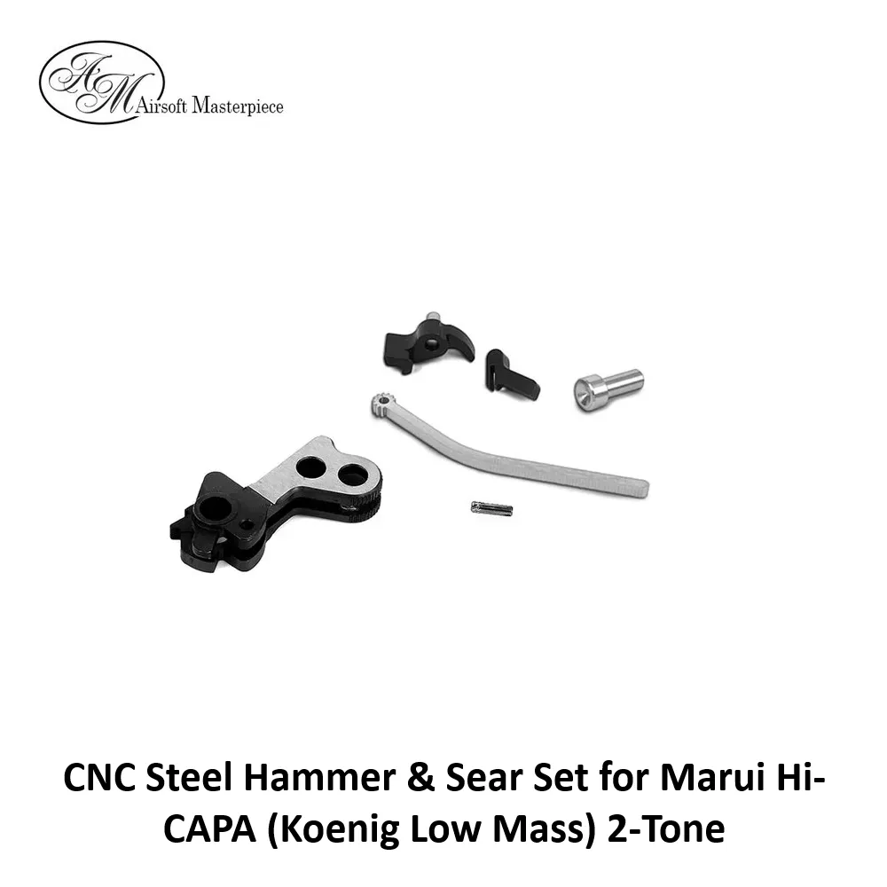 CNC Steel Hammer & Sear Set for Marui Hi-CAPA (Koenig Low Mass)