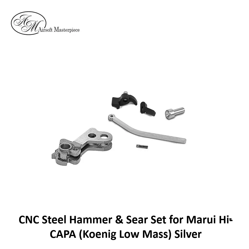 CNC Steel Hammer & Sear Set for Marui Hi-CAPA (Koenig Low Mass)