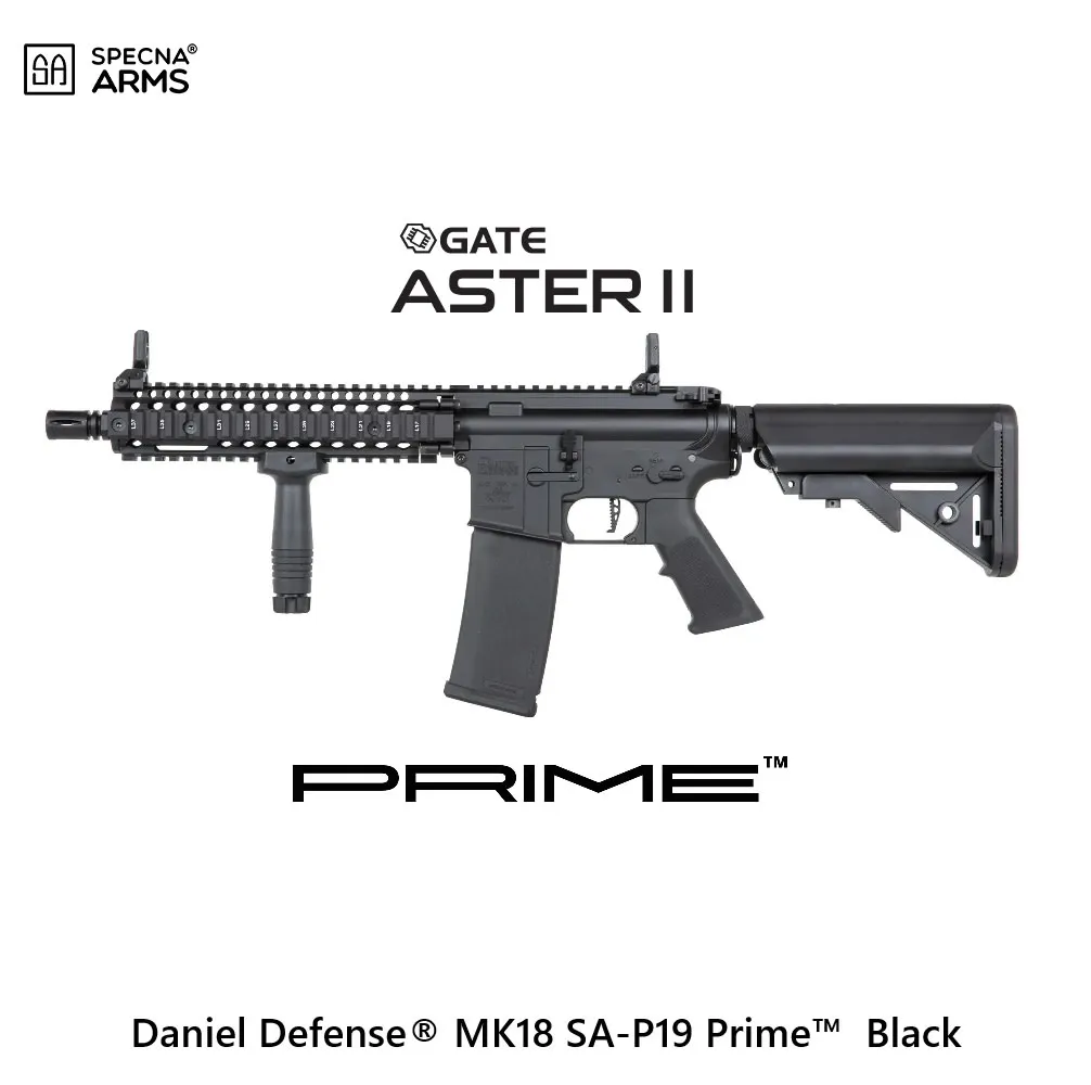 [2100000096459] Daniel Defense® MK18 SA-P19 Prime™ Aster II ETU Carbine - BLACK (Brushless Motor)