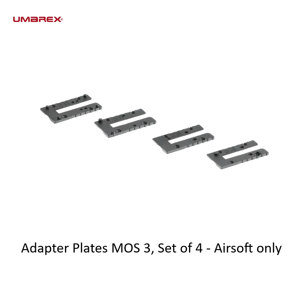 [2100000063277] Adapter Plates MOS 3, Set of 4 - Airsoft only