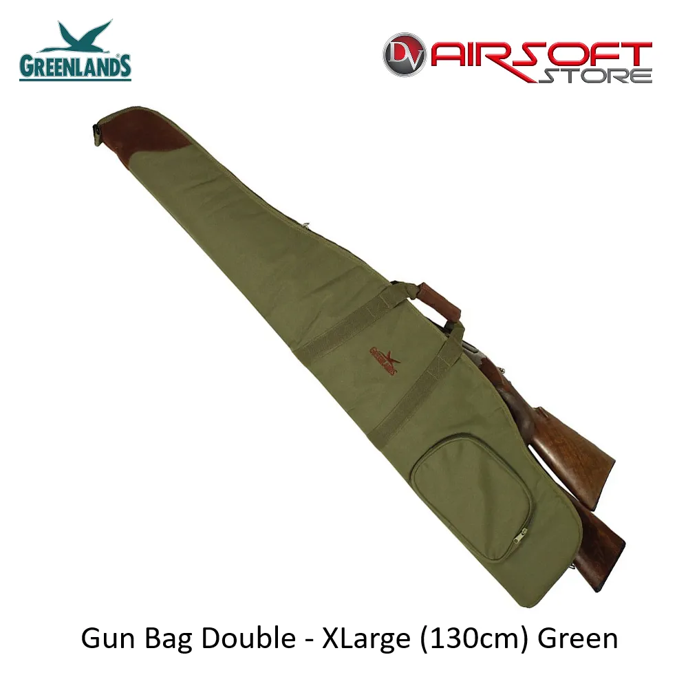 Gun Bag Double - XLarge (130cm) Green