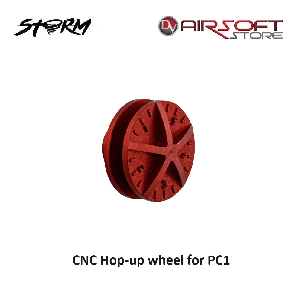 [2100000076864] CNC Hop-up wheel for PC1 (Red)
