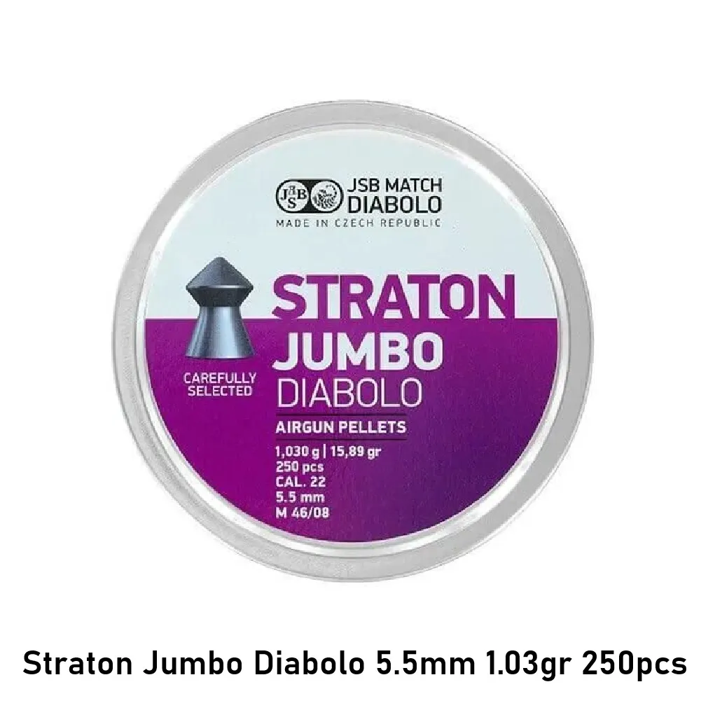 [2100000097975] Straton Jumbo Diabolo 5.5mm 1.03gr 250pcs