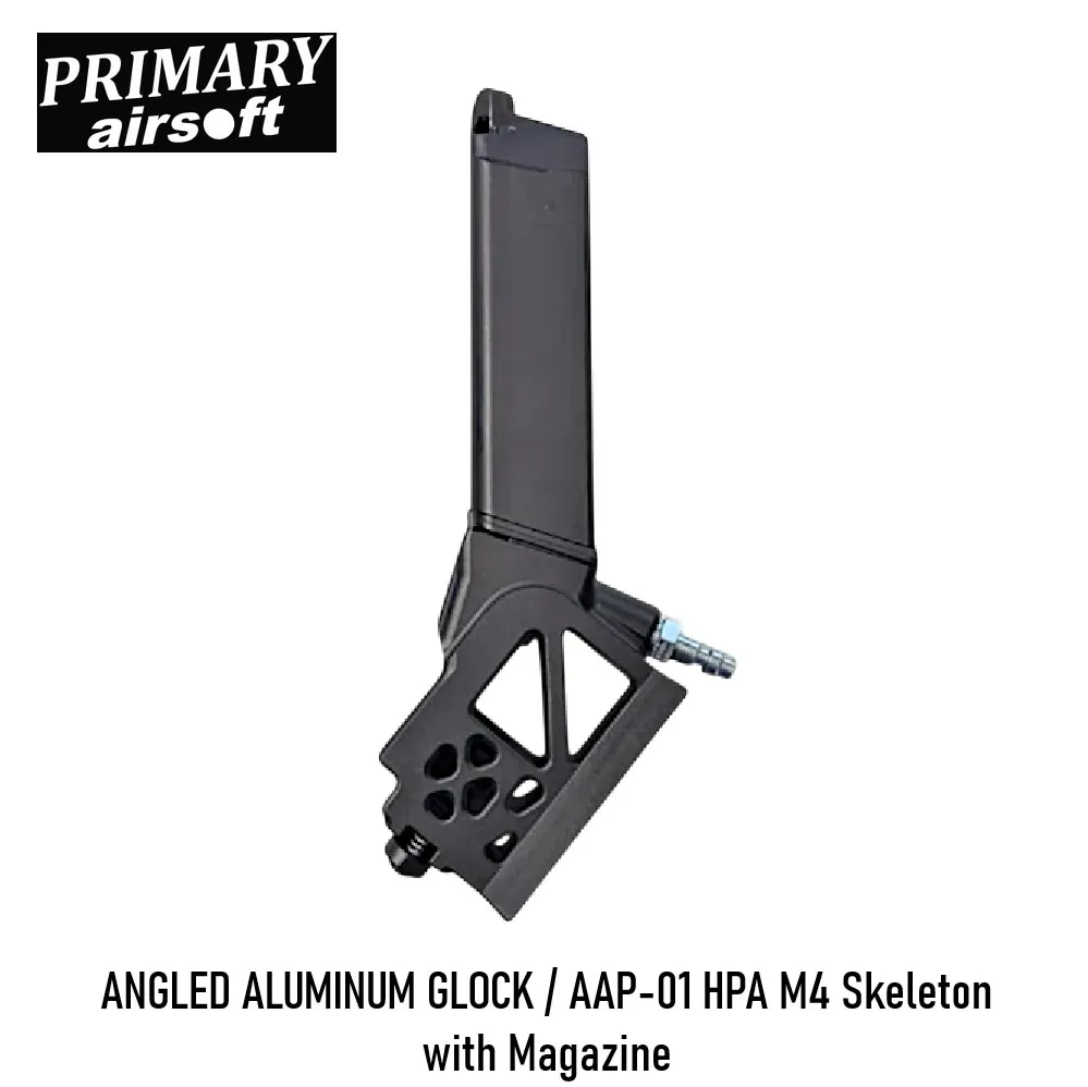 ANGLED ALU GLOCK / AAP-01 HPA M4 Skeleton with Mag