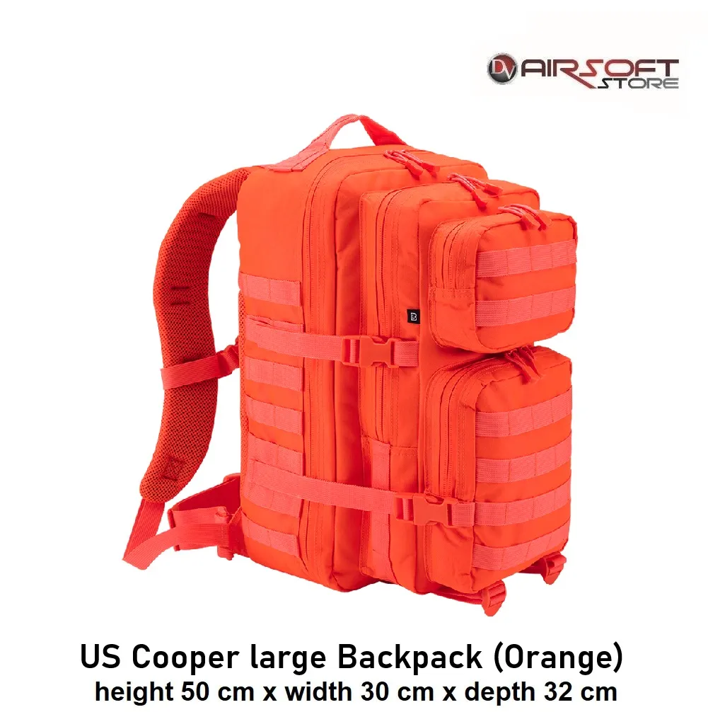 [2100000098132] US Cooper large Backpack (Orange)