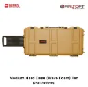 Medium Hard Case (Wave Foam) (TAN)