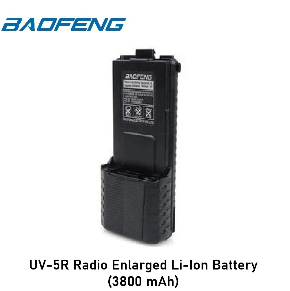[2100000098552] UV-5R Radio Enlarged Li-Ion Battery (3800 mAh)