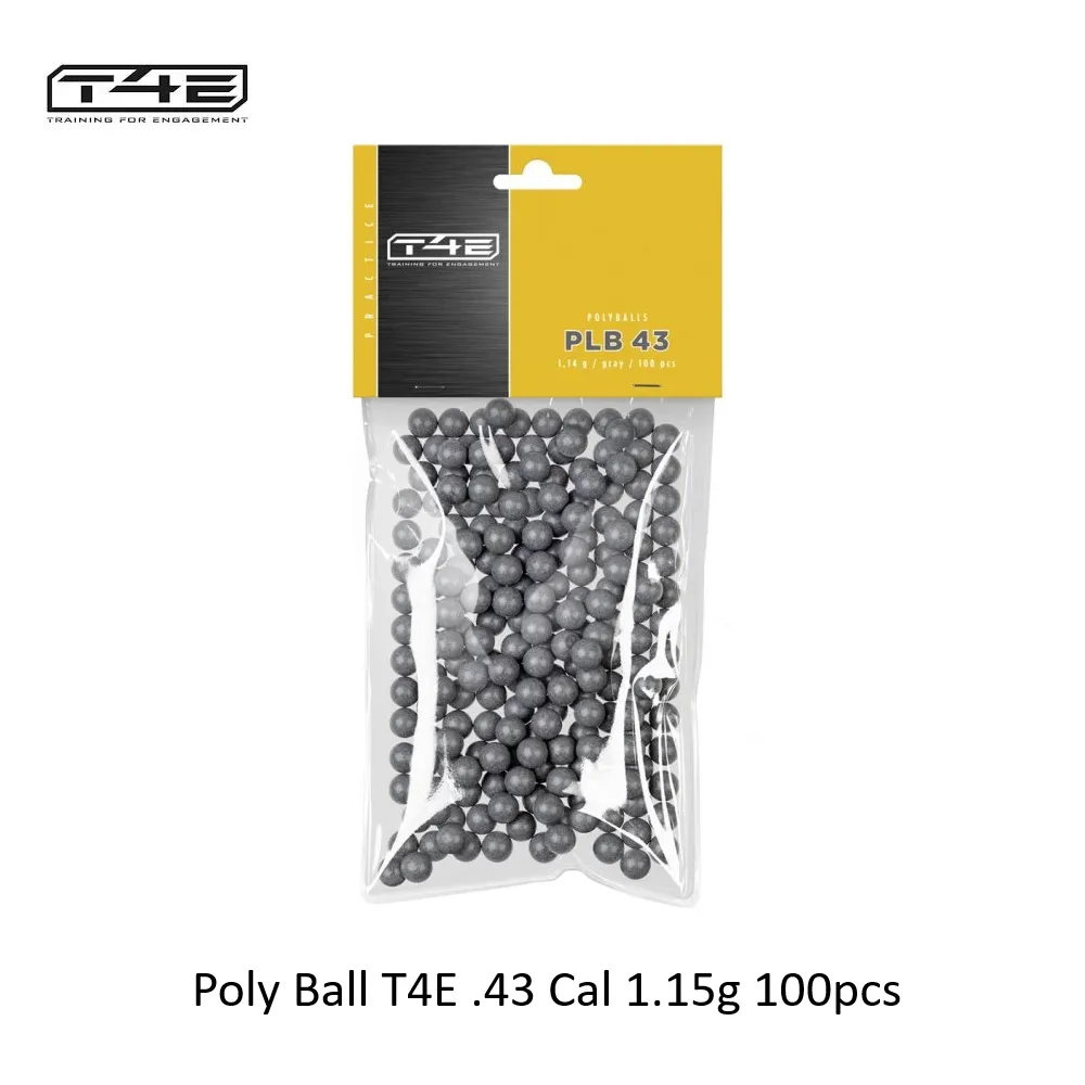 [2100000097005] Poly Ball T4E .43 Cal 1.15g 100pcs