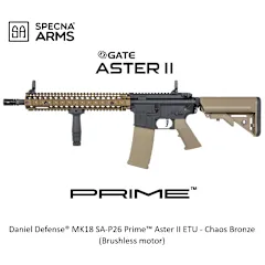[2100000093236] Daniel Defense® MK18 SA-P26 Prime™ Aster II ETU - Chaos Bronze (Brushless motor)