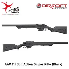 [2100000048304] AAC T11 Bolt Action Sniper Rifle (Black)
