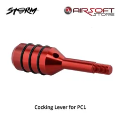 [2100000078233] CNC Cocking Lever (Red)