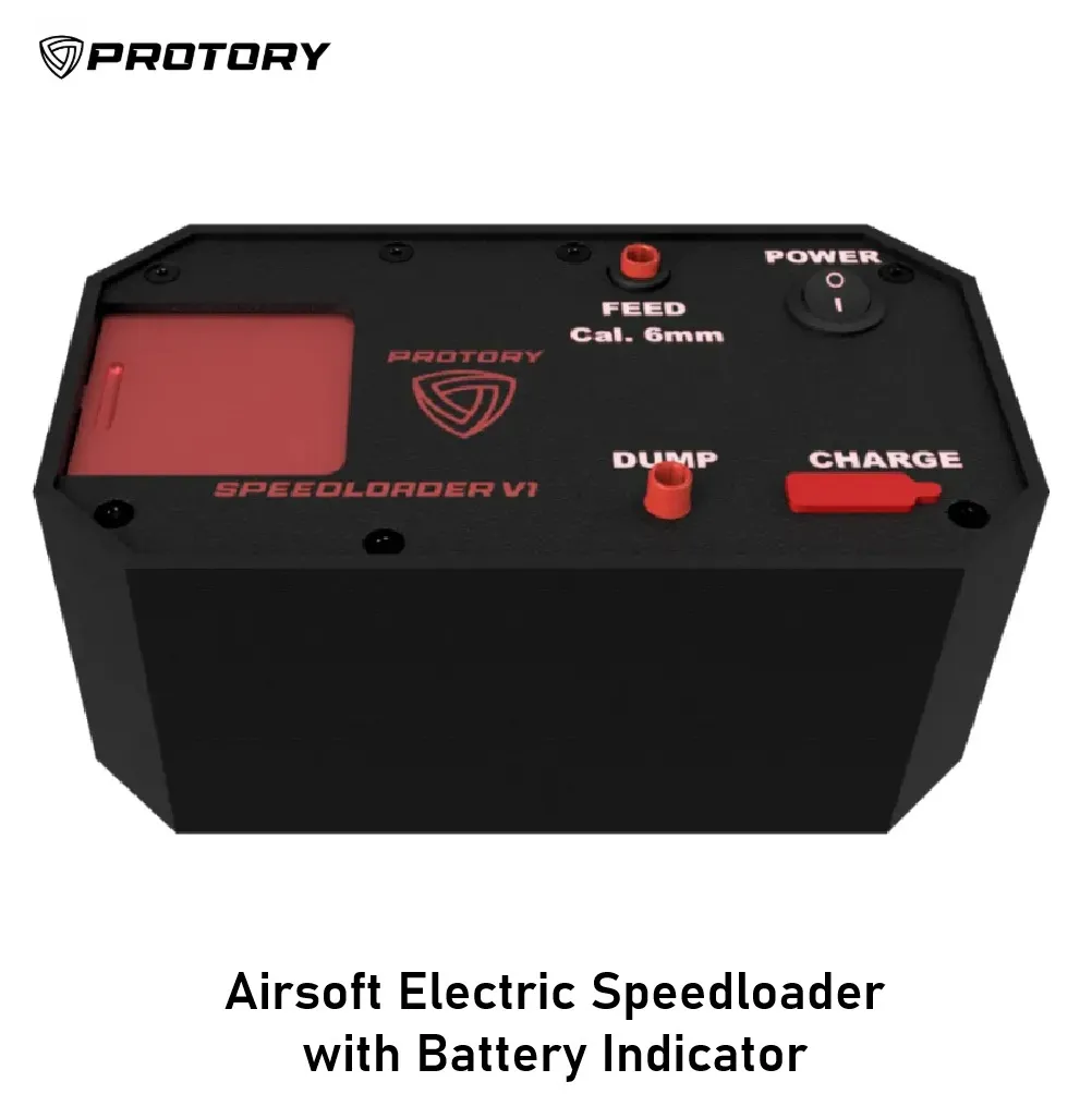 Airsoft Electric Speedloader with Battery Indicator