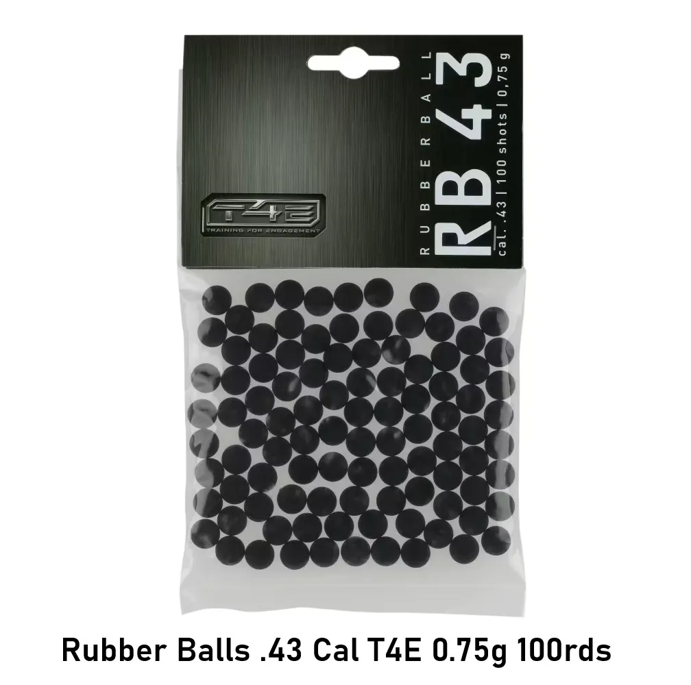 Rubber Balls .43 Cal T4E 0.75g 100rds