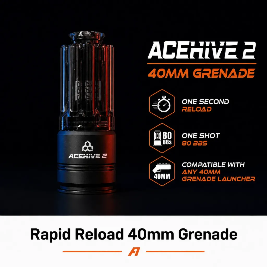 [2100000099085] Rapid Reload 40mm Grenade Black