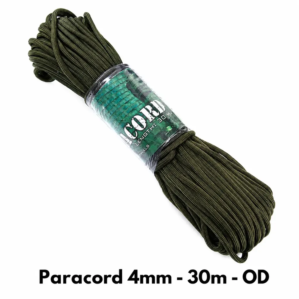 [2100000099115] Paracord 4mm - 30m - OD