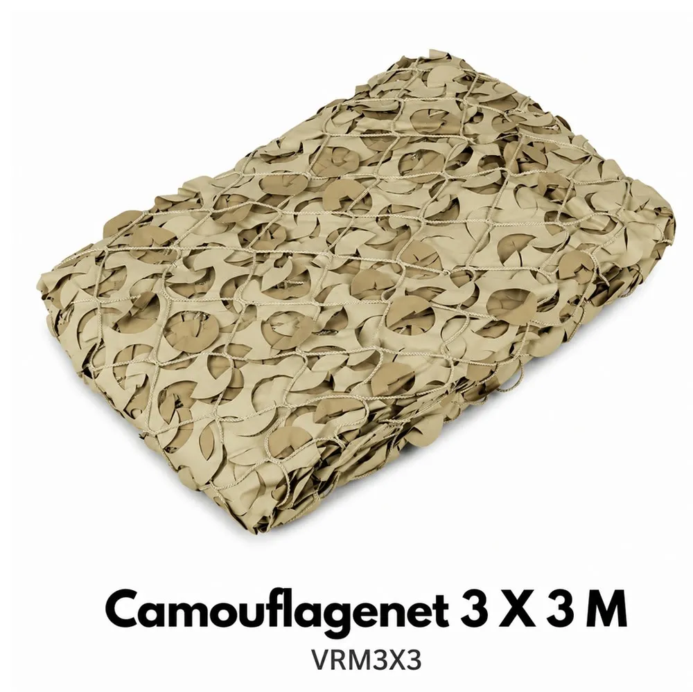 [2100000099146] Camouflage Net 3 X 3 M with rope VRM3X3 Desert
