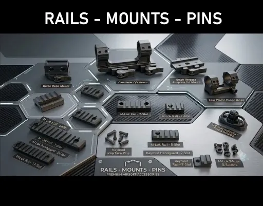 Rails - Mounts - Pins